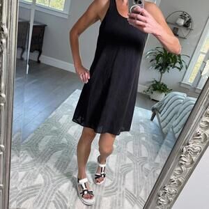 Athleta Black Racerback Sleeveless Dress Size XS